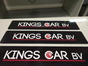 kentekenplaat kings car