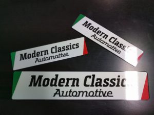 kentekenplaten Modern classics automotive