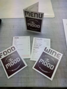 The Mood Huisstijl en menukaarten ontwerpen en drukken