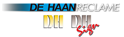 Logo De Haan reclame - DH drukkerij - DH sign