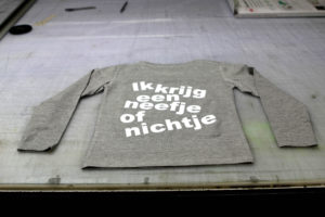 Kledingopdruk broertje zusje neefje nichtje