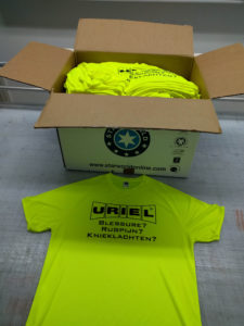 zeefdrukken van t-shirts