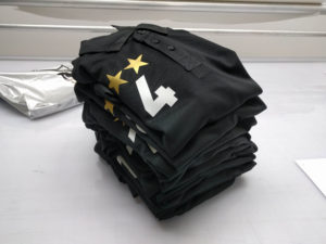 bedrukking borstlogo met nummer