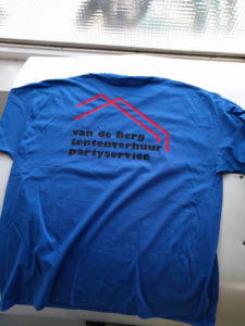 vd Berg kledingbedrukking middels transfers