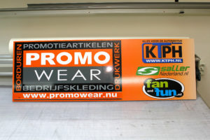 Reclamebord Promowear