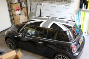 autobelettering mini dak wrap