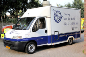 bakwagen belettering catering vd broek