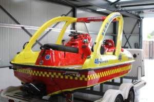 EMS boot belettering