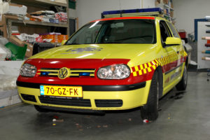 ems vw ambulance belettering