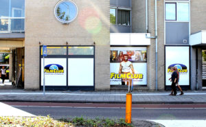 Winkel pui belettering Filmclub