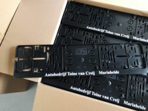 kentekenplaathouder T van Crey