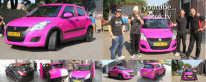 StukTV carwrap auto Giel