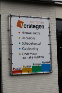 Geveldoek zeildoek incl. frame