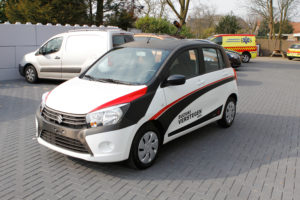 autobelettering en dakwrap Suzuki Verstegen Uden