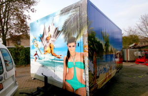 wrapping aanhangwagen
